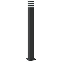 Lauko šviestuvai, 3vnt., juodi, 110cm, aliuminis - Namų Idėja