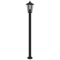 Lauko šviestuvai, 3vnt., juodi, 120cm, nerūdijantis plienas - Namų Idėja