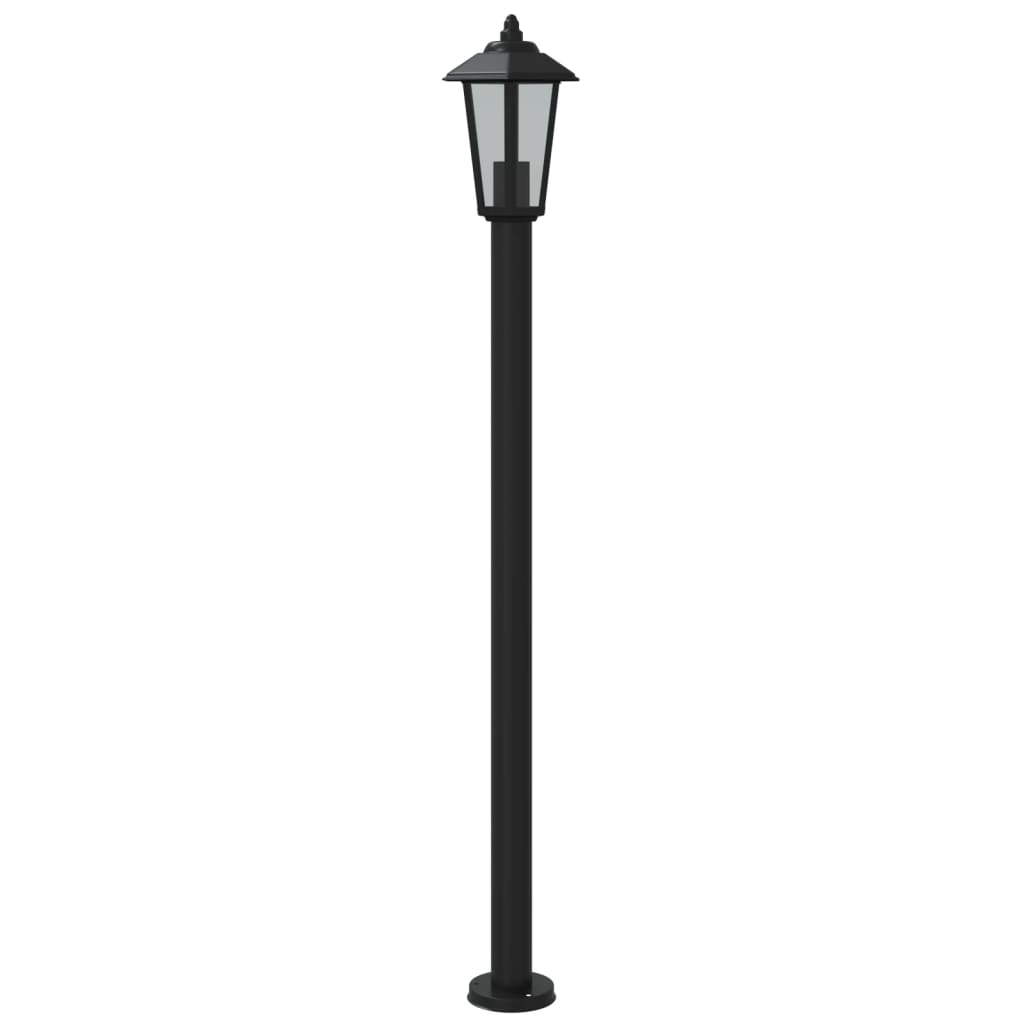 Lauko šviestuvai, 3vnt., juodi, 120cm, nerūdijantis plienas - Namų Idėja