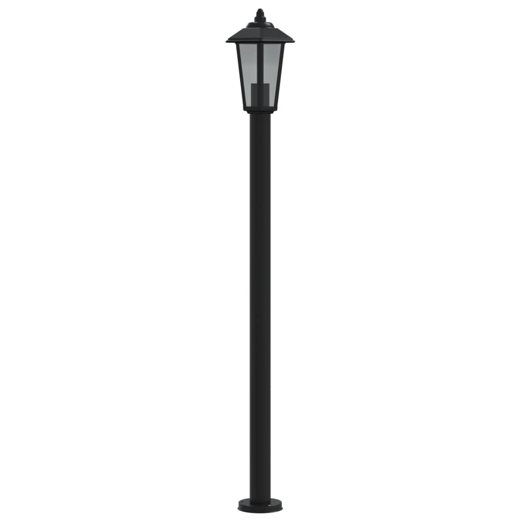 Lauko šviestuvai, 3vnt., juodi, 120cm, nerūdijantis plienas - Namų Idėja