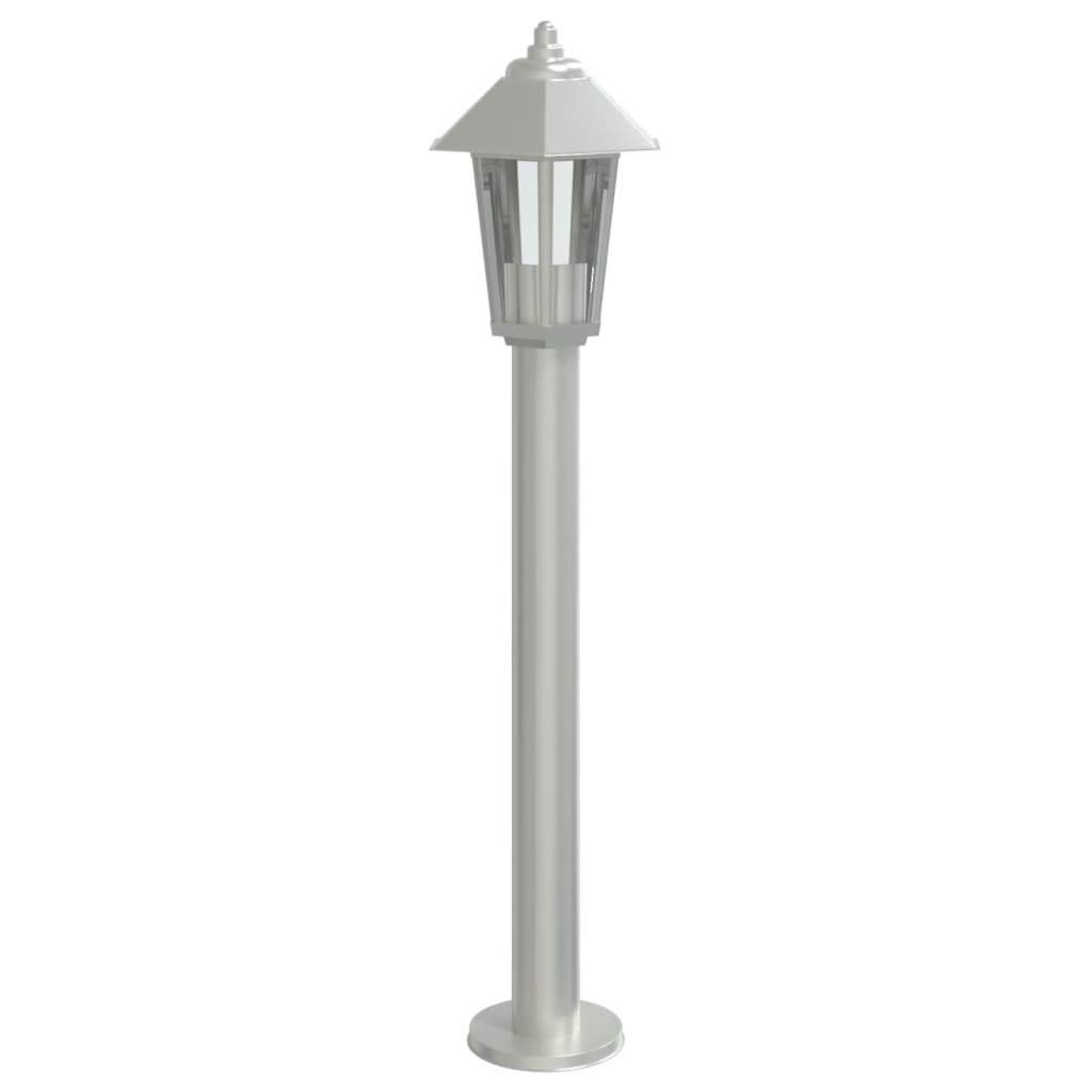 Lauko šviestuvai, 3vnt., sidabriniai, 80cm, plienas - Namų Idėja