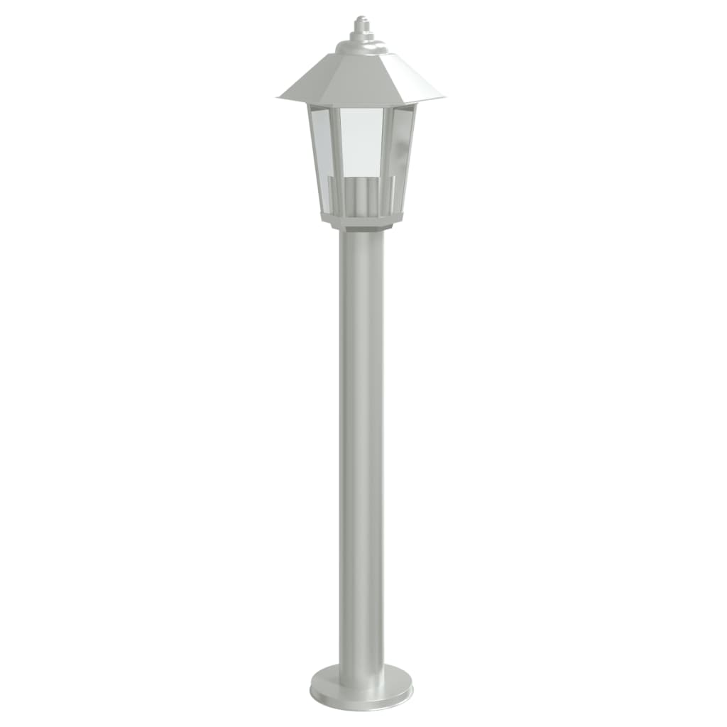 Lauko šviestuvai, 3vnt., sidabriniai, 80cm, plienas - Namų Idėja