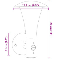 Lauko šviestuvai su jutikliais, 2vnt., juodi, plienas - Namų Idėja