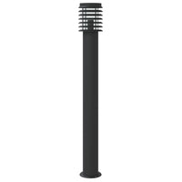 Lauko šviestuvai su jutikliu, 3vnt., juodi, 110cm, plienas - Namų Idėja