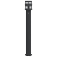 Lauko šviestuvai su jutikliu, 3vnt., juodi, 110cm, plienas - Namų Idėja