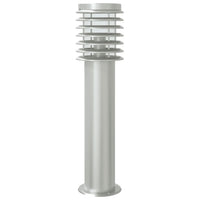Lauko šviestuvai su jutikliu, 3vnt., sidabriniai, 60cm, plienas - Namų Idėja