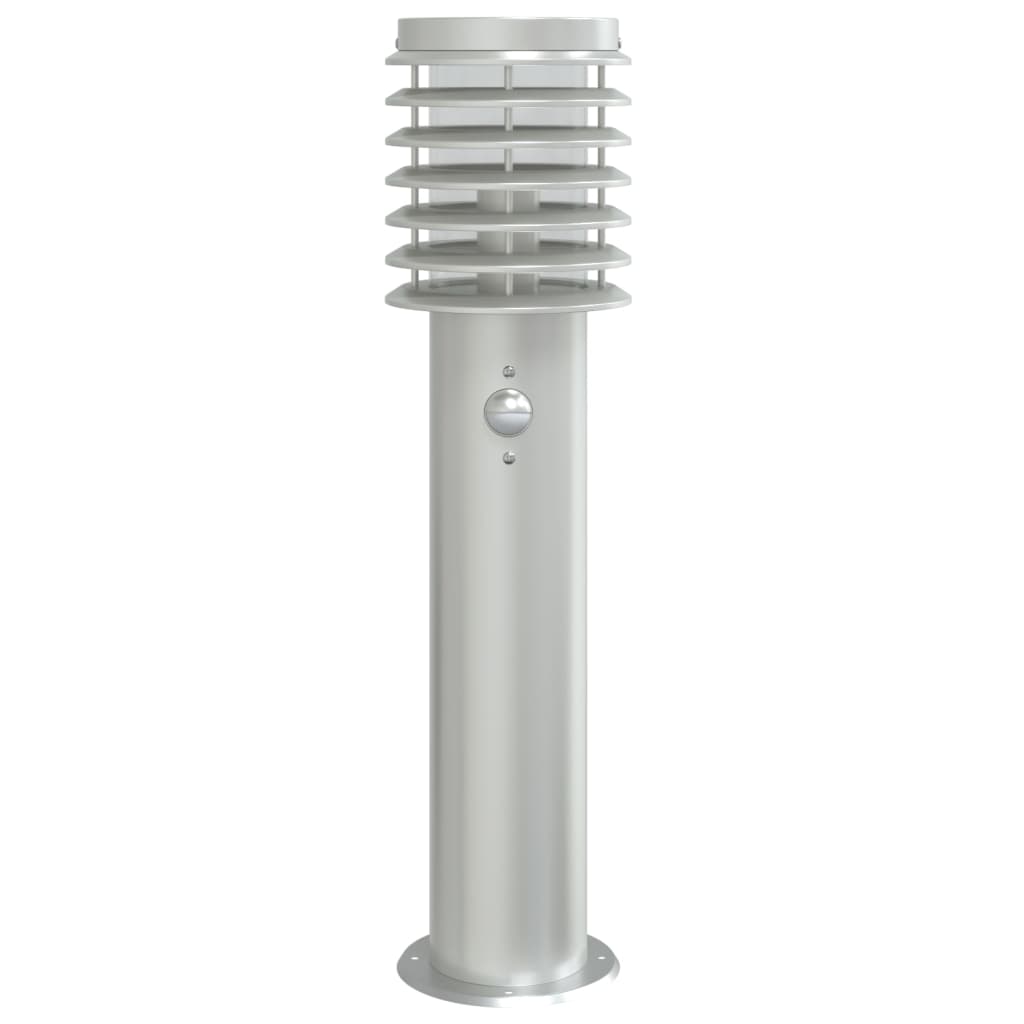 Lauko šviestuvai su jutikliu, sidabrinis, 60cm, plienas - Namų Idėja