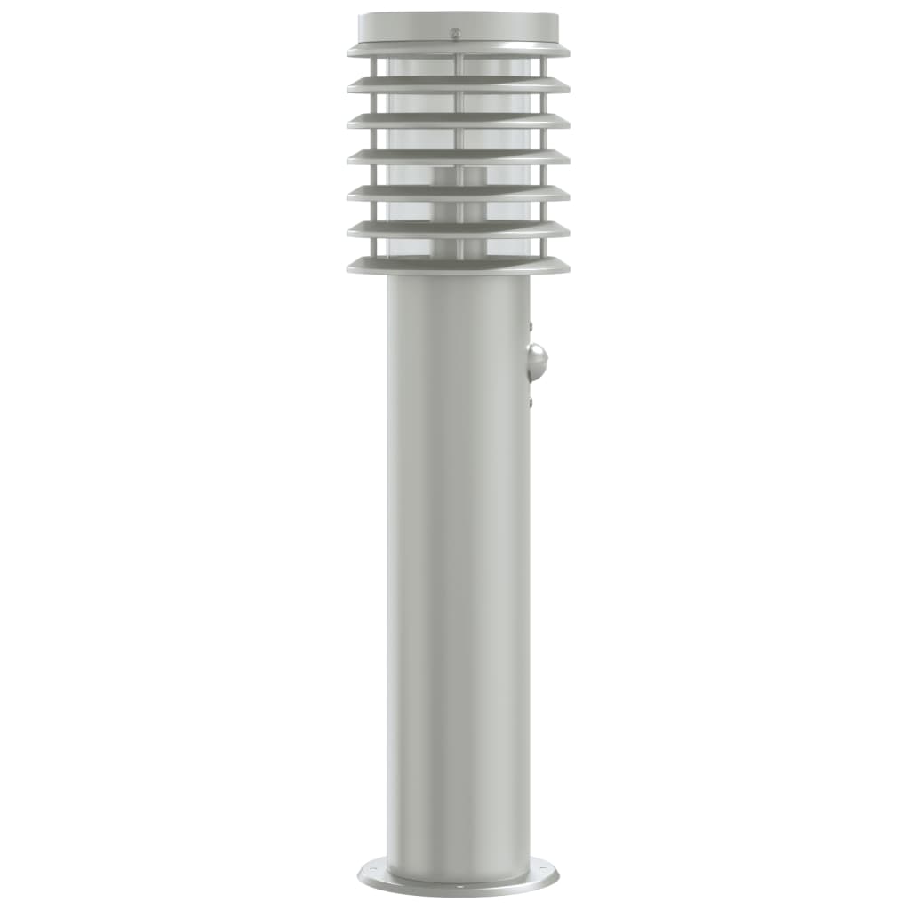 Lauko šviestuvai su jutikliu, sidabrinis, 60cm, plienas - Namų Idėja