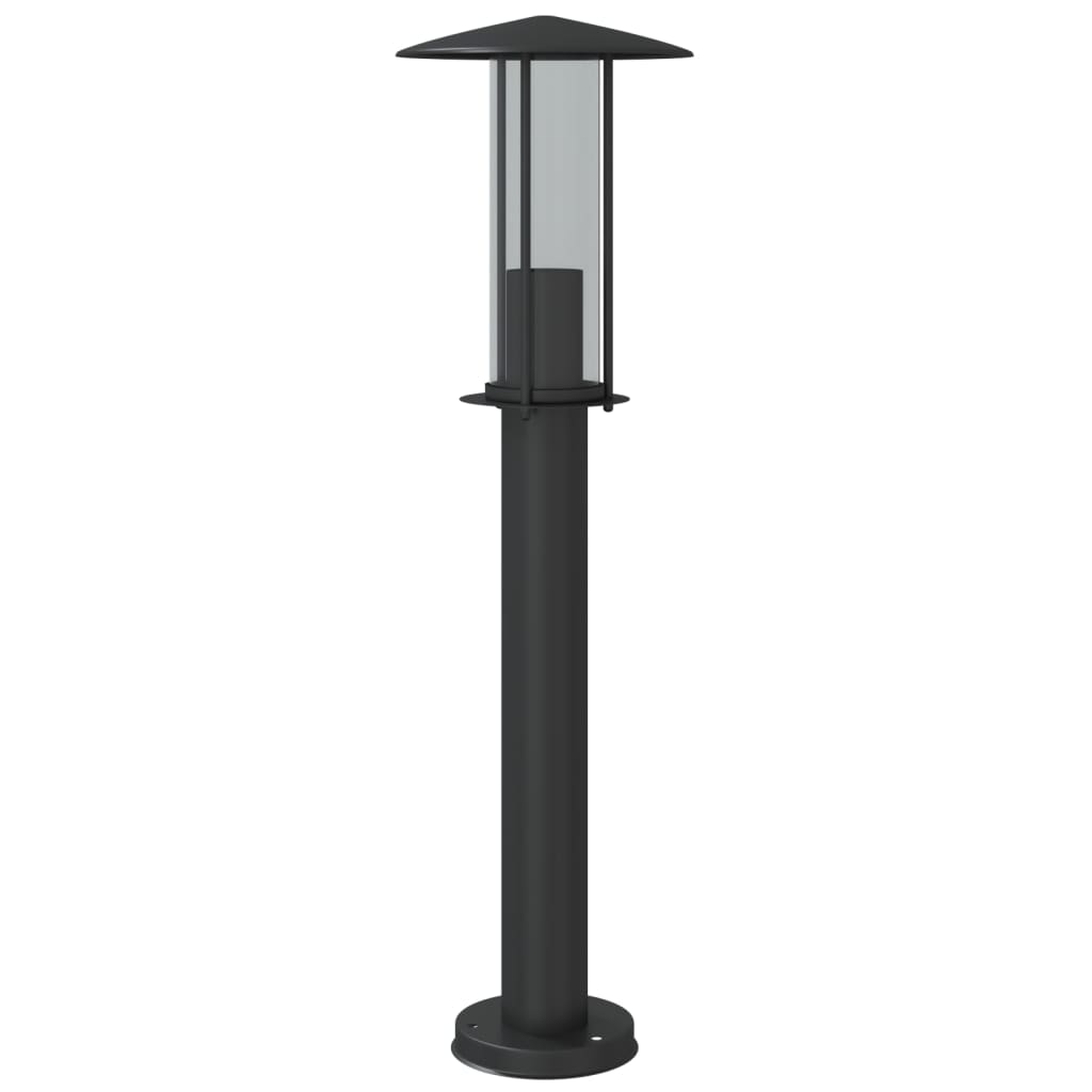 Lauko šviestuvas, 3vnt., juodas, 60cm, nerūdijantis plienas - Namų Idėja