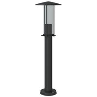 Lauko šviestuvas, 3vnt., juodas, 60cm, nerūdijantis plienas - Namų Idėja