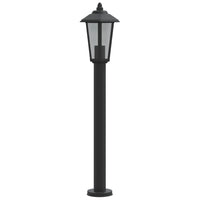 Lauko šviestuvas, 3vnt., juodas, 80cm, nerūdijantis plienas - Namų Idėja