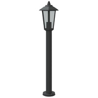 Lauko šviestuvas, 3vnt., juodas, 80cm, nerūdijantis plienas - Namų Idėja