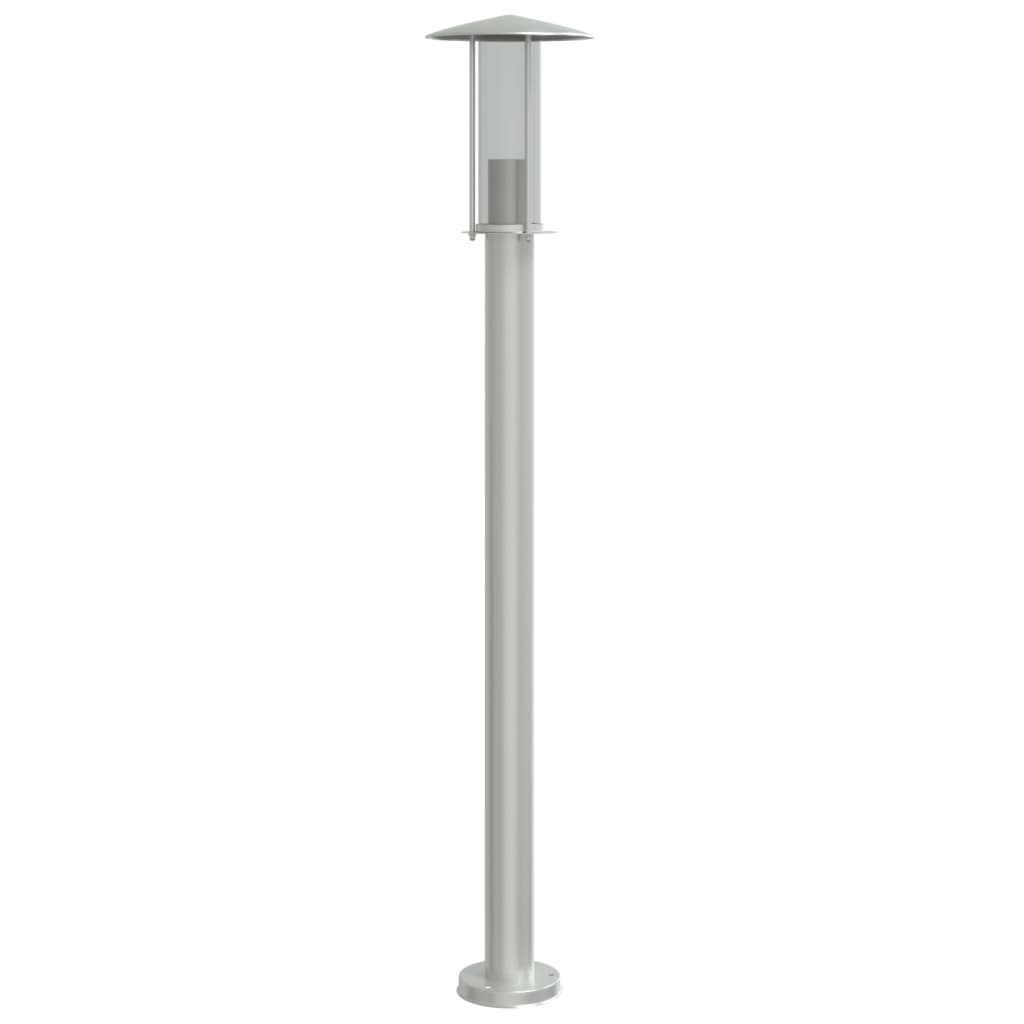 Lauko šviestuvas, 3vnt., sidabrinė, 100cm, nerūdijantis plienas - Namų Idėja