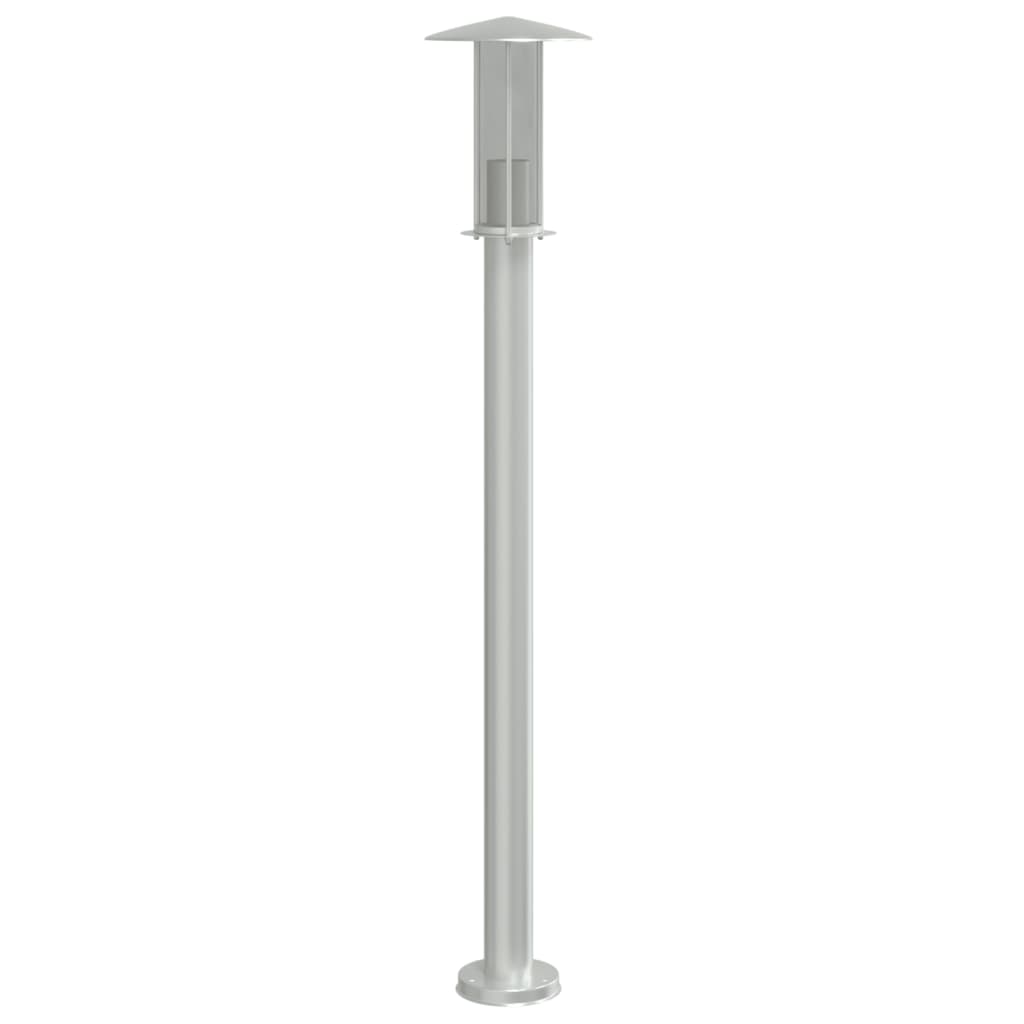 Lauko šviestuvas, 3vnt., sidabrinė, 100cm, nerūdijantis plienas - Namų Idėja