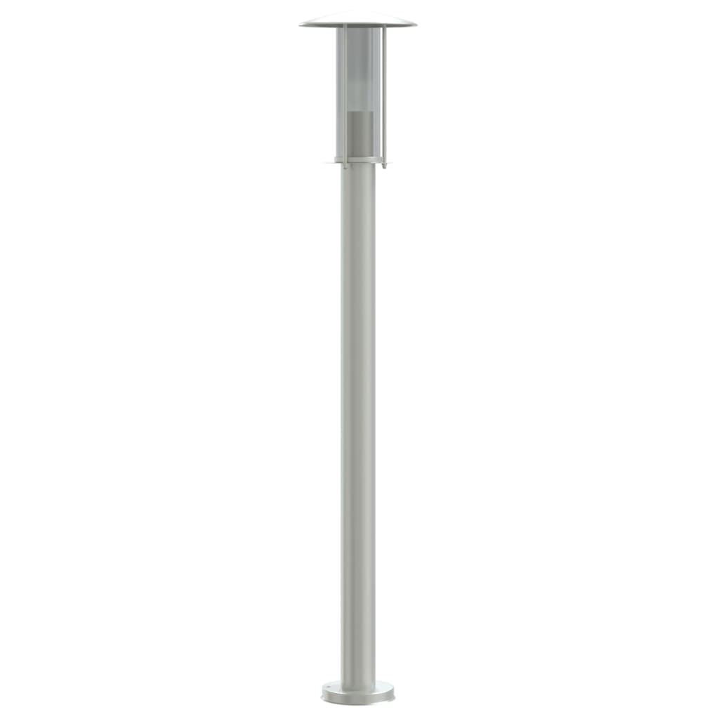 Lauko šviestuvas, 3vnt., sidabrinė, 100cm, nerūdijantis plienas - Namų Idėja