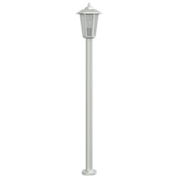 Lauko šviestuvas, 3vnt., sidabrinė, 120cm, nerūdijantis plienas - Namų Idėja