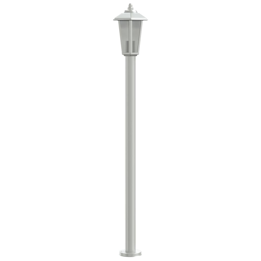 Lauko šviestuvas, 3vnt., sidabrinė, 120cm, nerūdijantis plienas - Namų Idėja