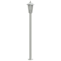Lauko šviestuvas, 3vnt., sidabrinė, 120cm, nerūdijantis plienas - Namų Idėja