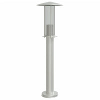 Lauko šviestuvas, 3vnt., sidabrinis, 60cm, nerūdijantis plienas - Namų Idėja