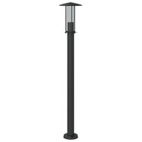Lauko šviestuvas, juodos spalvos, 100cm, nerūdijantis plienas - Namų Idėja