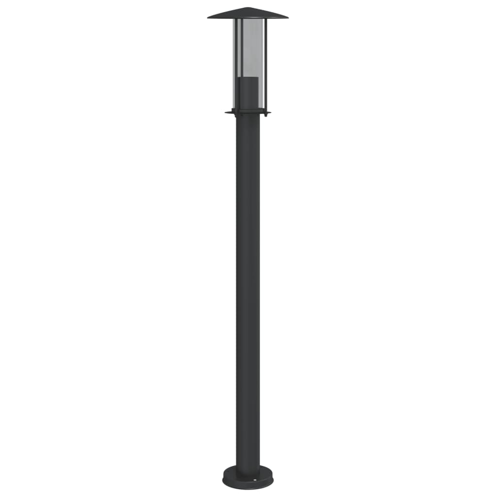 Lauko šviestuvas, juodos spalvos, 100cm, nerūdijantis plienas - Namų Idėja