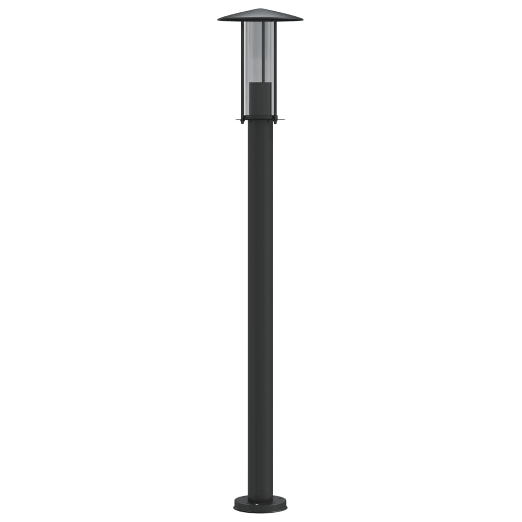 Lauko šviestuvas, juodos spalvos, 100cm, nerūdijantis plienas - Namų Idėja