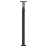 Lauko šviestuvas, juodos spalvos, 100cm, nerūdijantis plienas - Namų Idėja