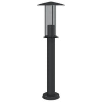 Lauko šviestuvas, juodos spalvos, 60cm, nerūdijantis plienas - Namų Idėja