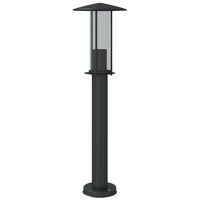 Lauko šviestuvas, juodos spalvos, 60cm, nerūdijantis plienas - Namų Idėja