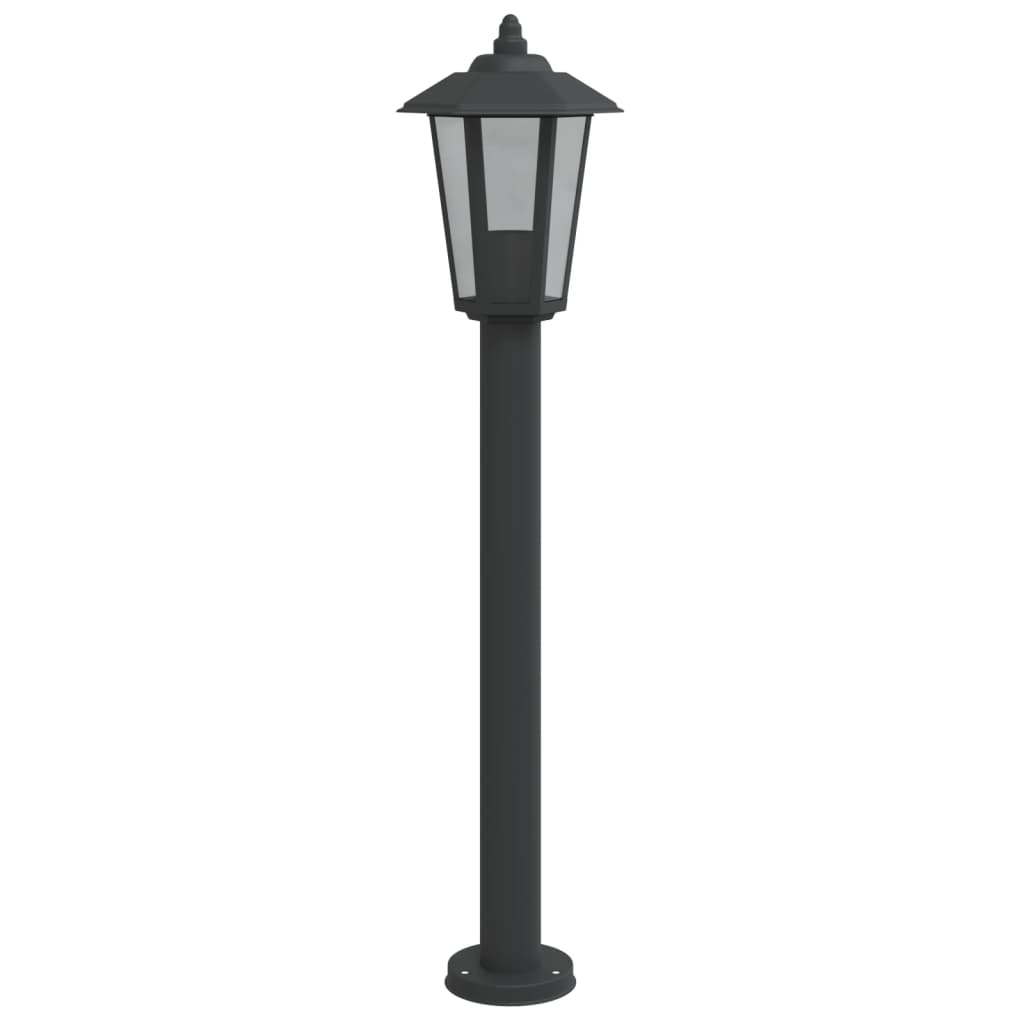 Lauko šviestuvas, juodos spalvos, 80cm, nerūdijantis plienas - Namų Idėja