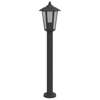 Lauko šviestuvas, juodos spalvos, 80cm, nerūdijantis plienas - Namų Idėja