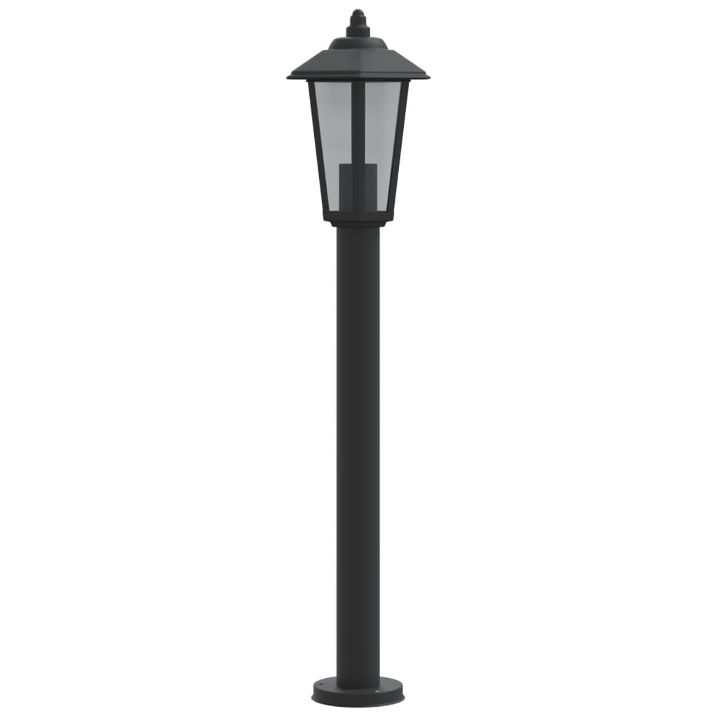 Lauko šviestuvas, juodos spalvos, 80cm, nerūdijantis plienas - Namų Idėja