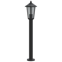 Lauko šviestuvas, juodos spalvos, 80cm, nerūdijantis plienas - Namų Idėja