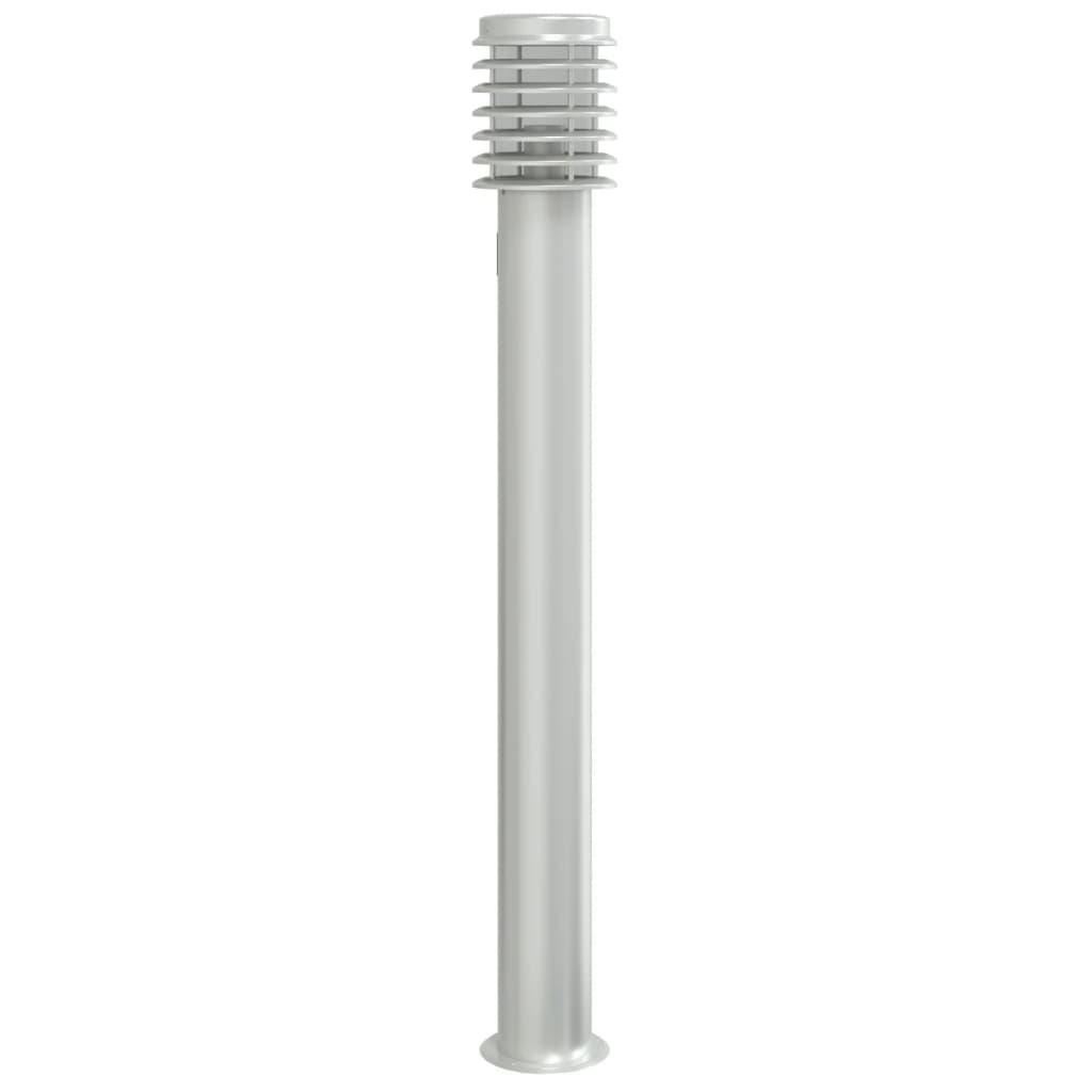 Lauko šviestuvas su išvedimu, 3vnt., sidabrinė, 110cm, plienas - Namų Idėja