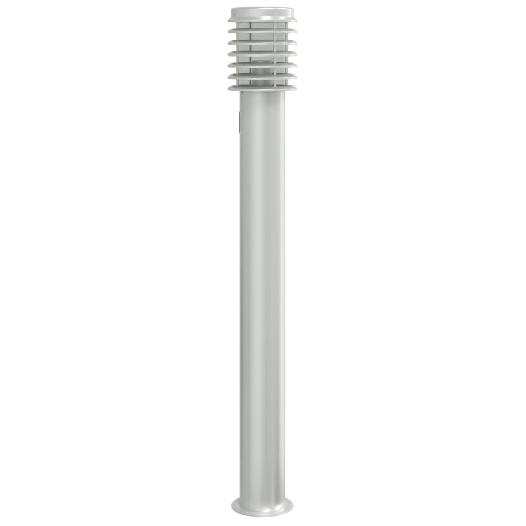Lauko šviestuvas su išvedimu, sidabrinis, 110cm, plienas - Namų Idėja