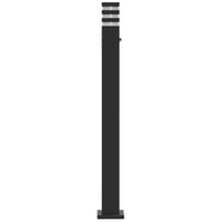 Lauko šviestuvas su jutikliu, juodas, 110cm, aliuminis - Namų Idėja