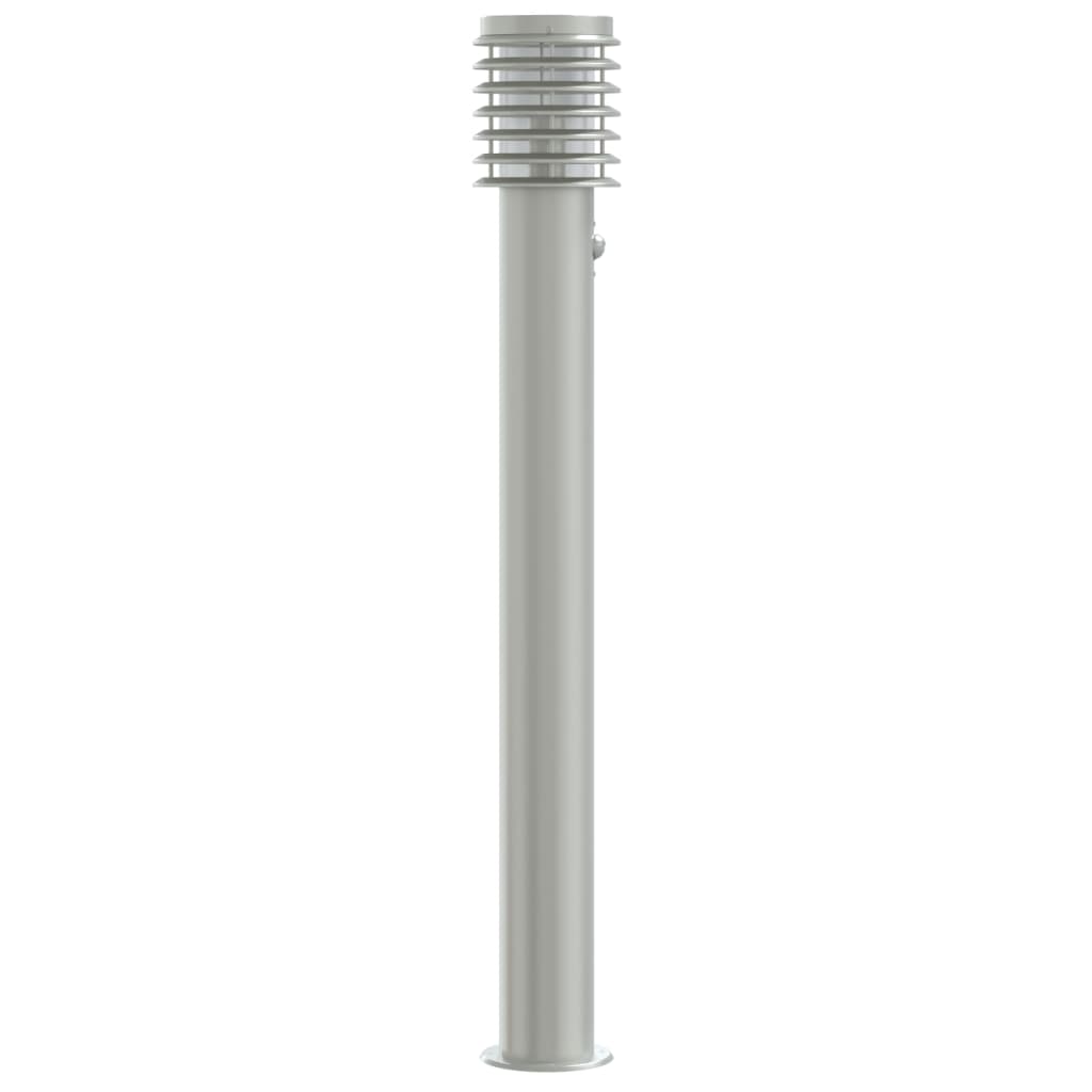Lauko šviestuvas su jutikliu, sidabrinė, 110cm, plienas - Namų Idėja