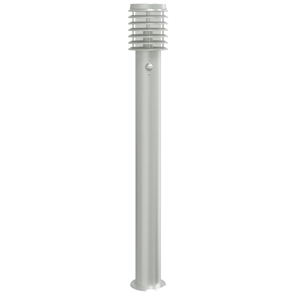 Lauko šviestuvas su jutikliu, sidabrinė, 110cm, plienas - Namų Idėja