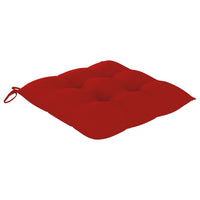 Lauko valgomojo kėdės su pagalvėlėmis, 3vnt., akacijos masyvas - Namų Idėja