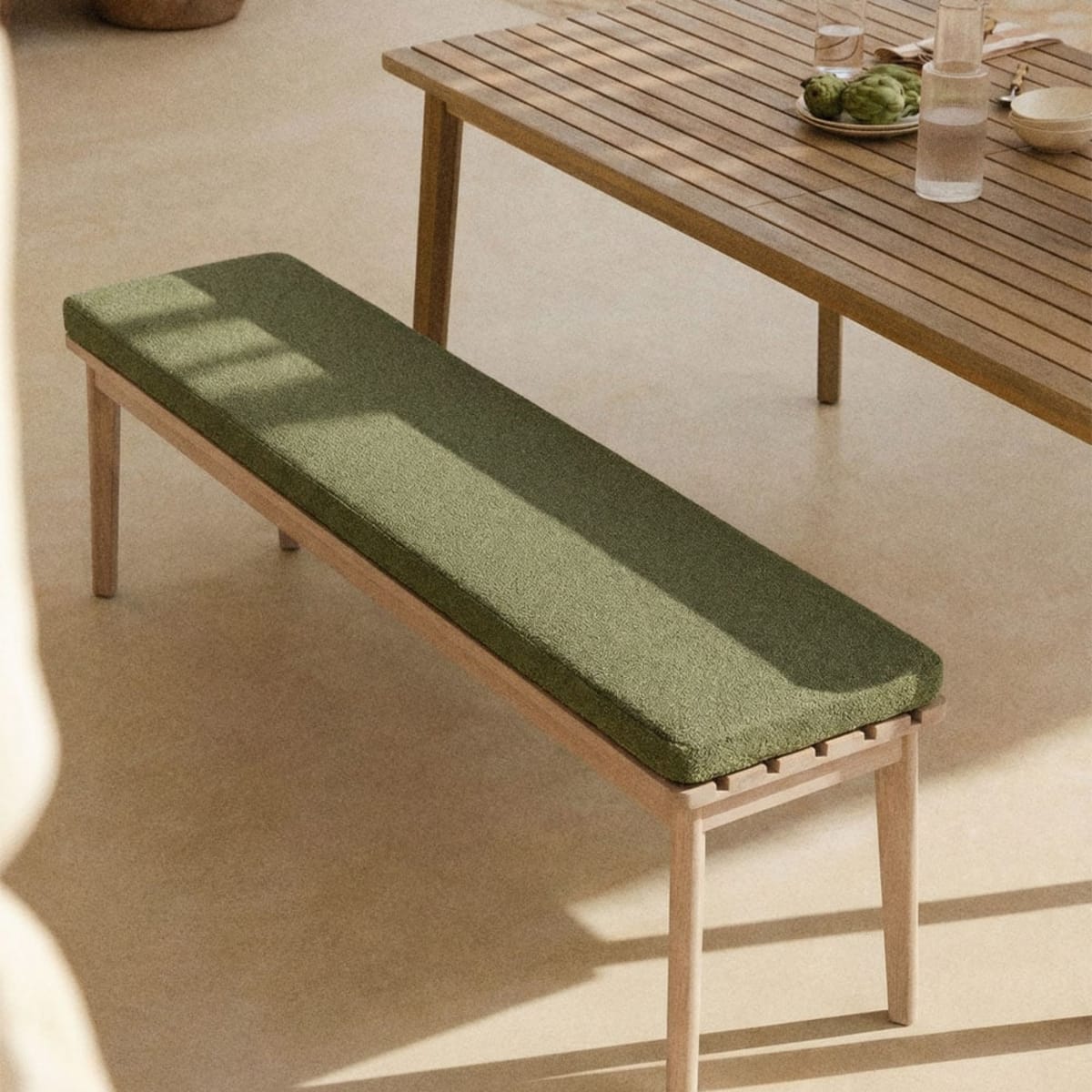 VIRVO bench, 160 cm, light (2 pcs.)