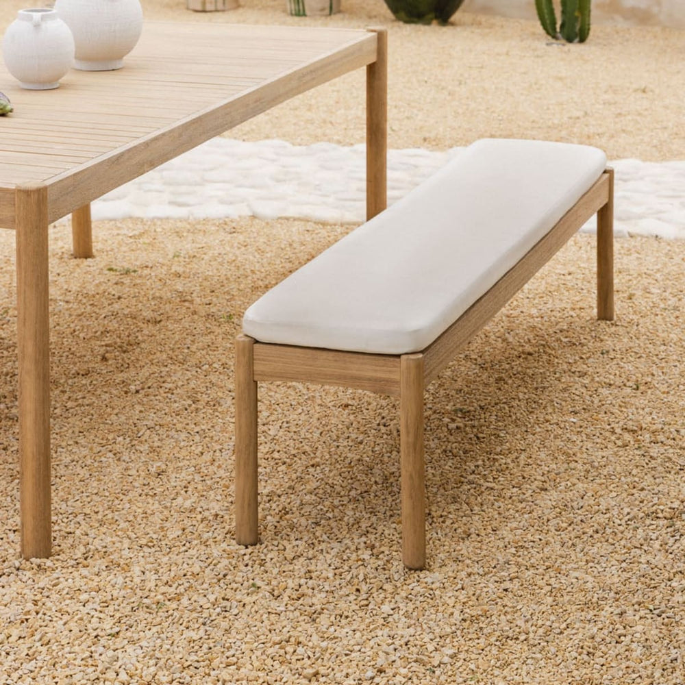 Bench ACACIA, acacia, light