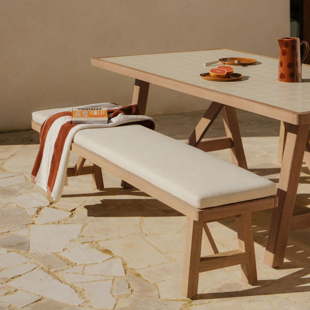 Bench DEXTER, 190 cm, rustic brown