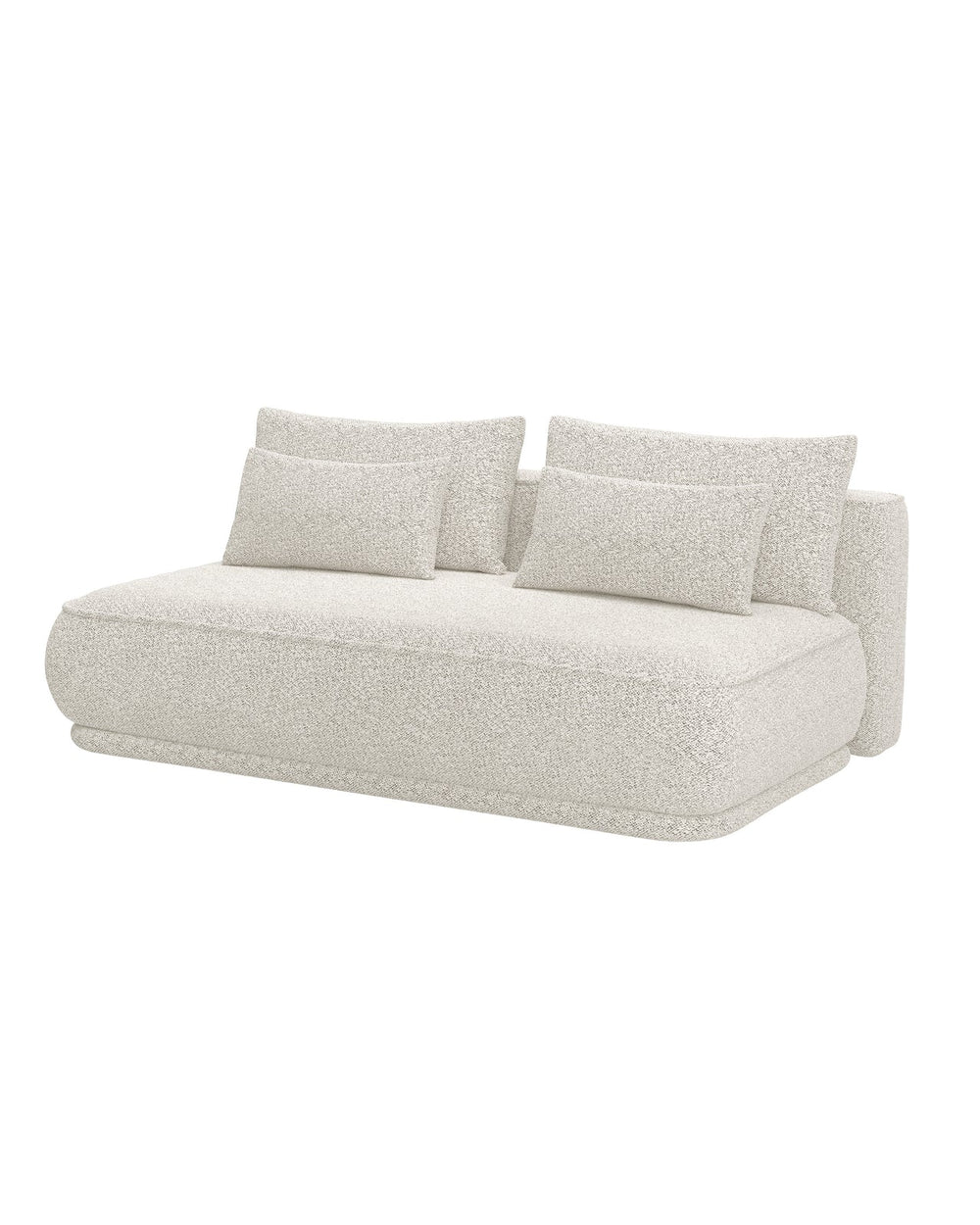 Sofa-lova LINVERA, šviesiai smėlinė bouclė