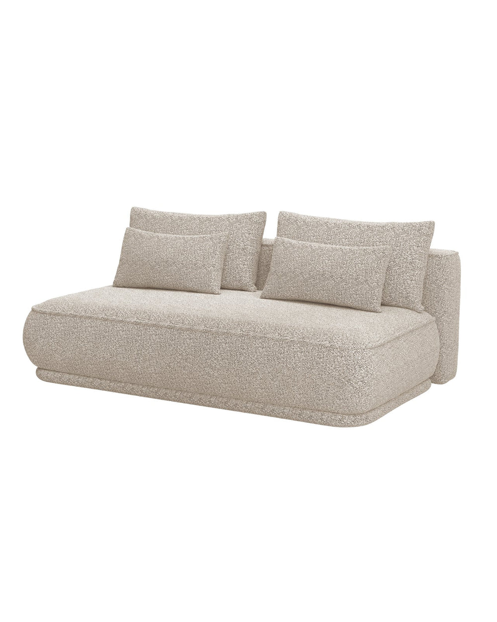 Sofa-lova LINVERA, smėlinė bouclė