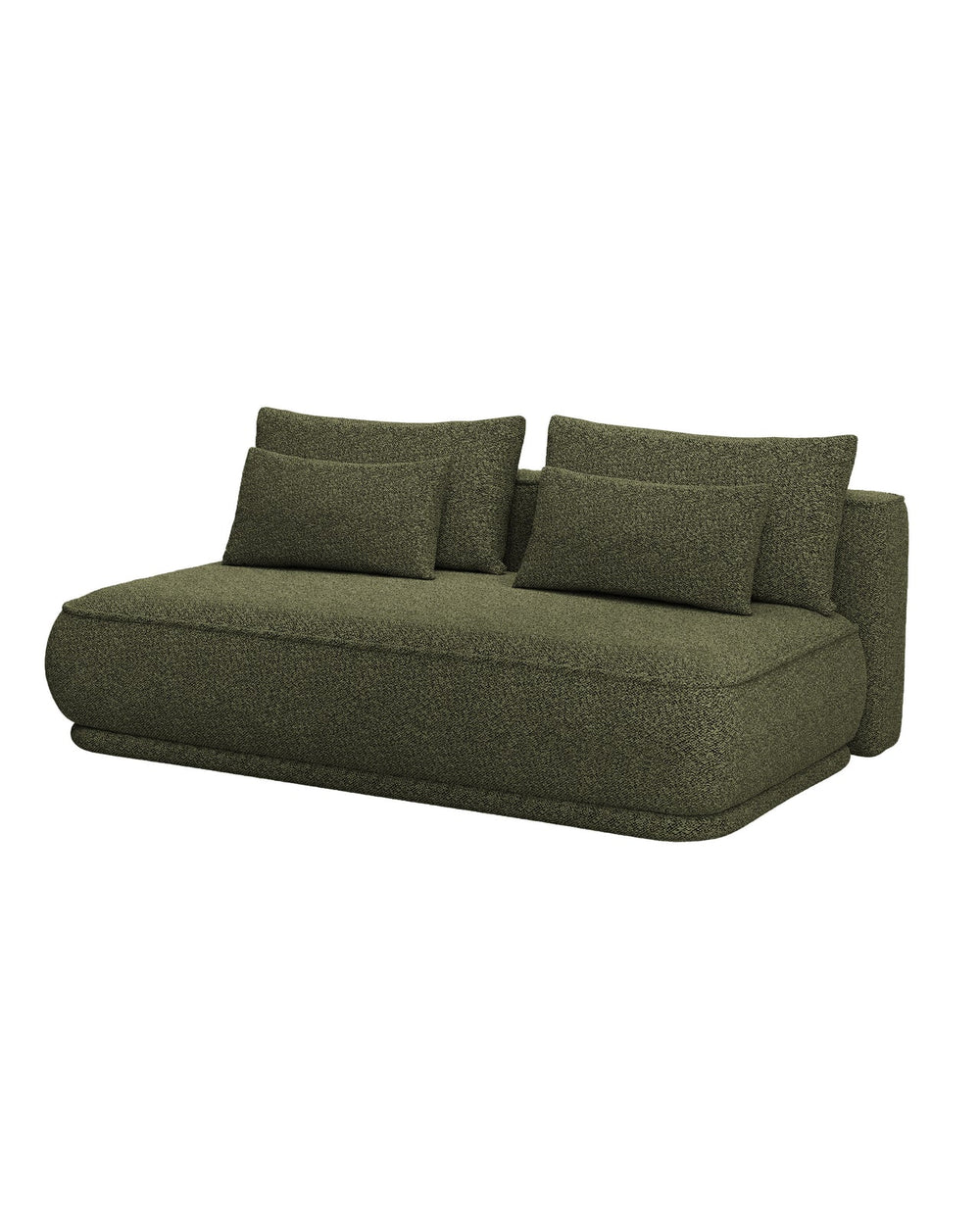 Sofa-lova LINVERA, alyvuogių bouclė