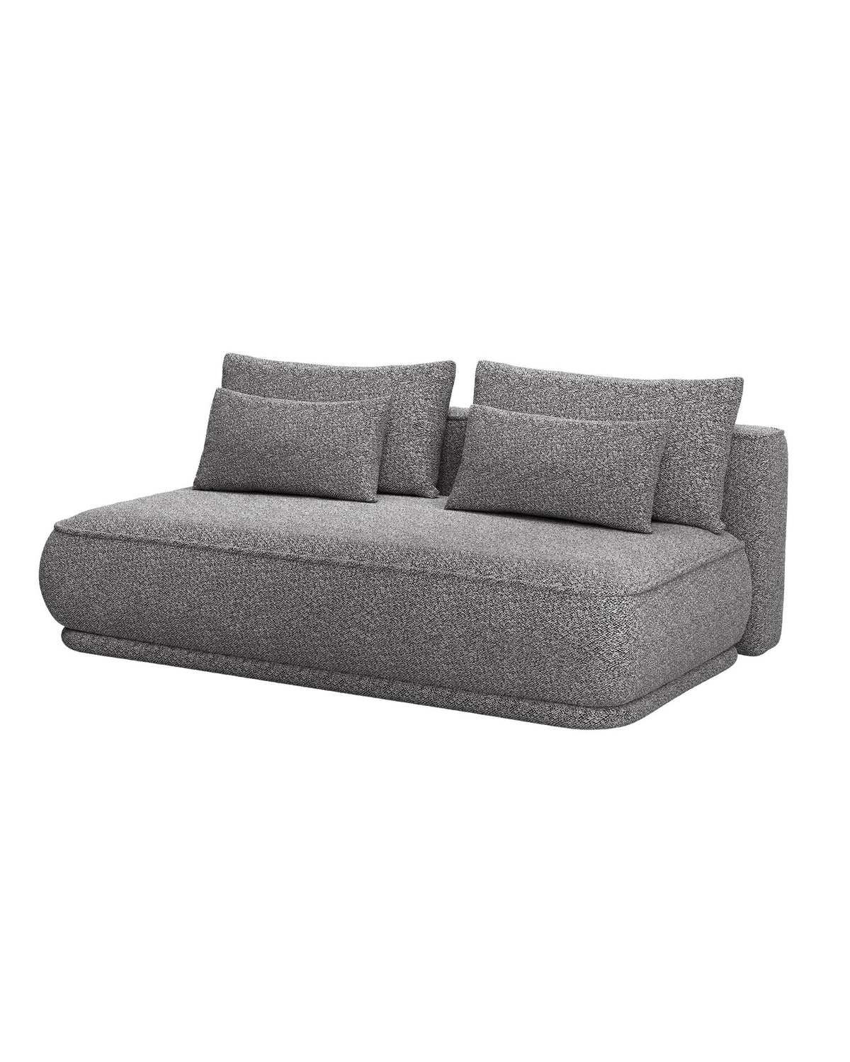 Sofa-lova LINVERA, pilka bouclė