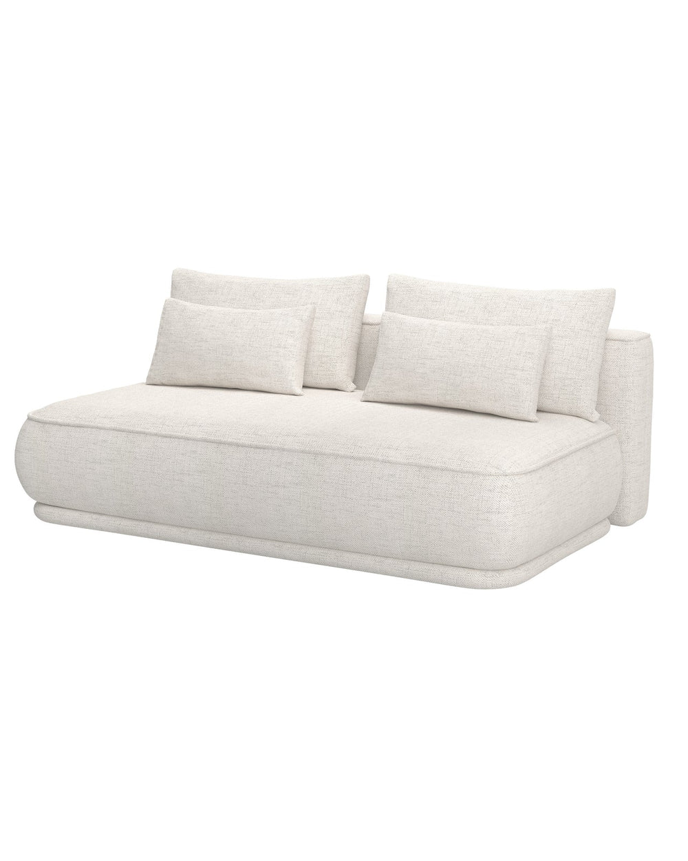 Sofa-lova LINVERA, kreminė šenilas