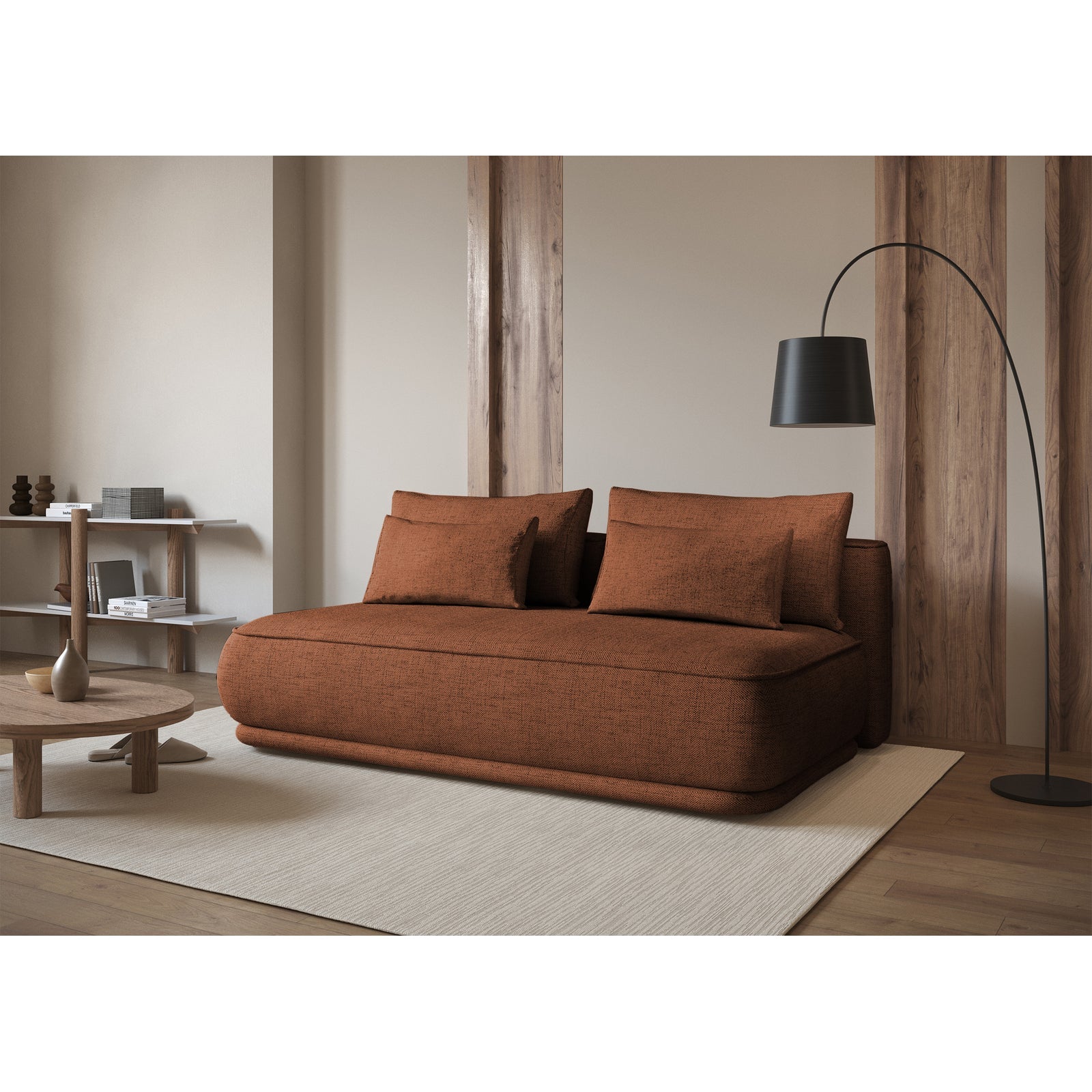 Sofa-lova LINVERA, varinė šenilas