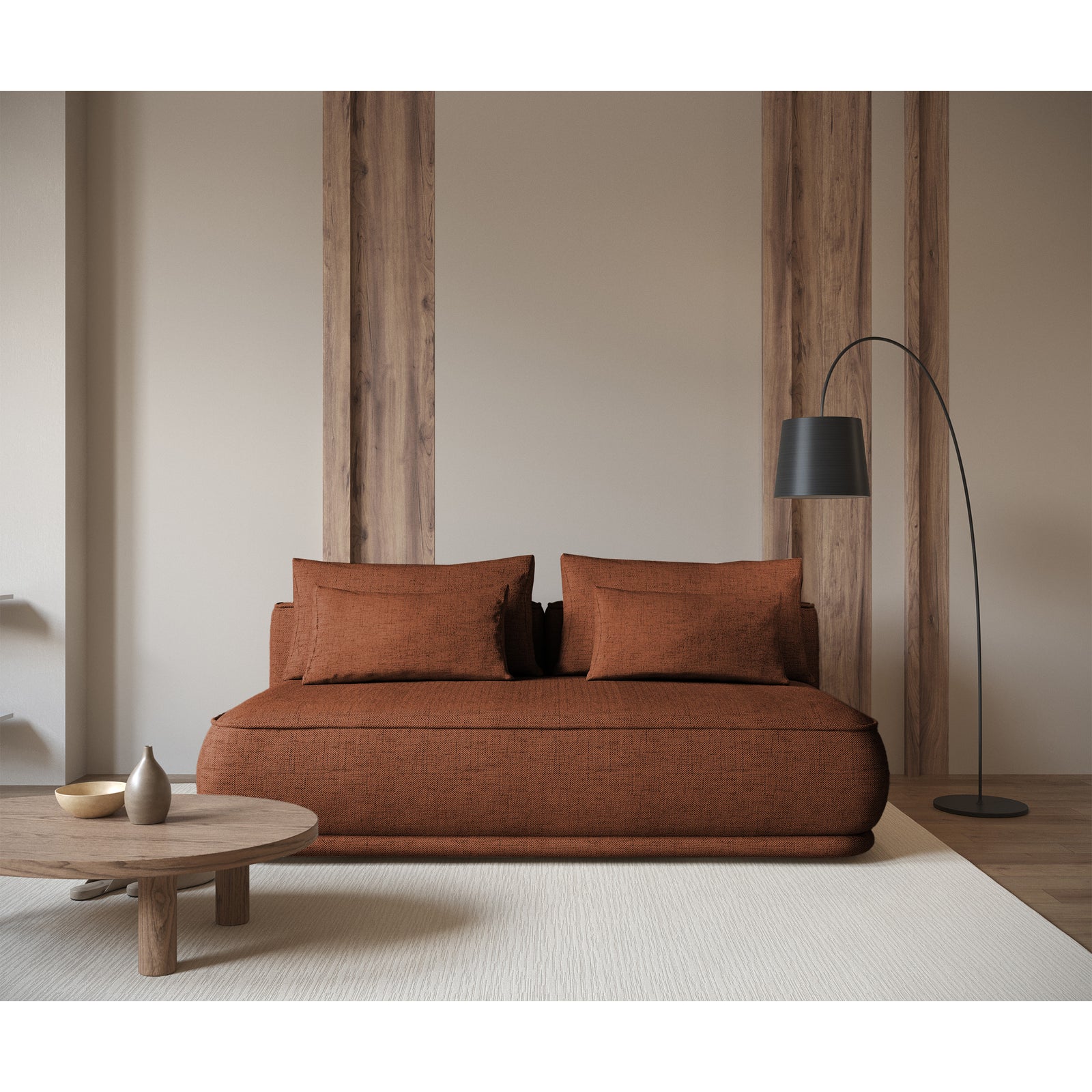 Sofa-lova LINVERA, varinė šenilas
