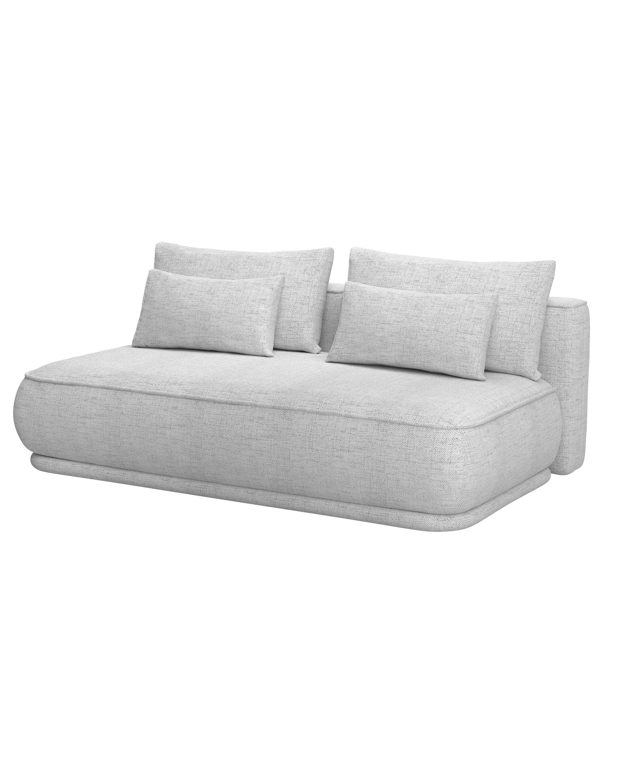 Sofa-lova LINVERA, pilka šenilas